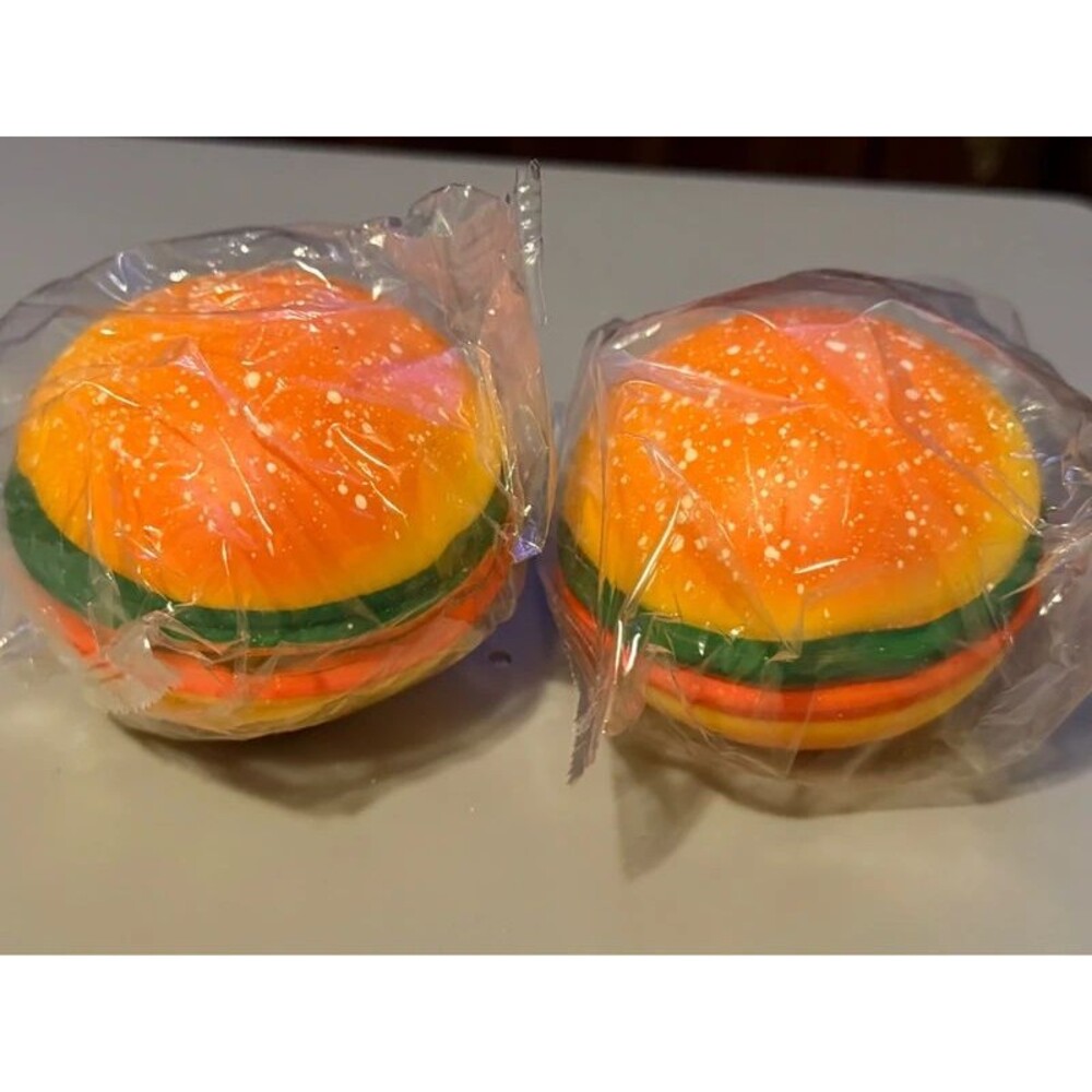 Lot of 2 Hamburger Squishes